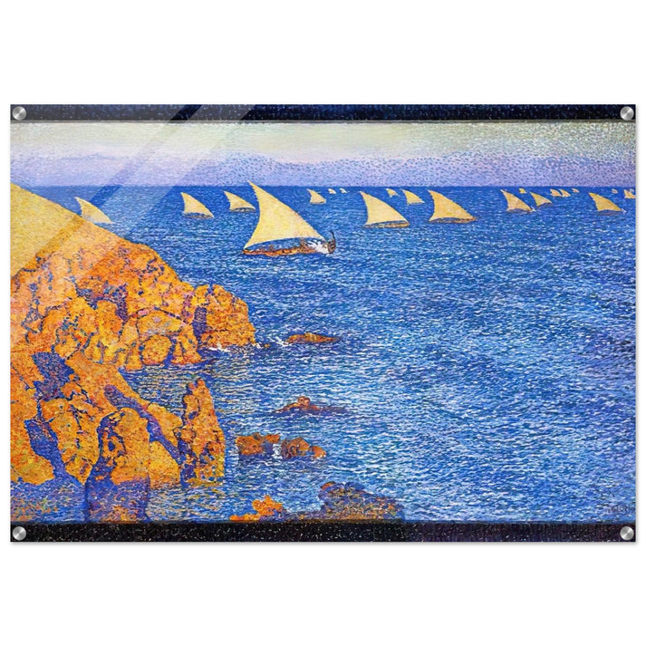 THE REGATA 1892 - Theo van Rysselberghe Acrylic Print - 70x100 cm / 28x40″ inches