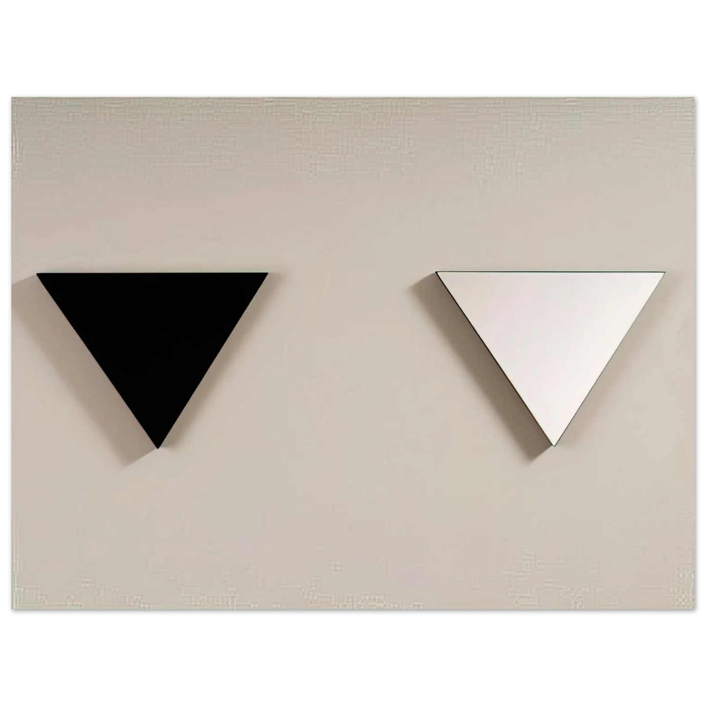 Blinky Palermo - MIRROR OBJECT 1973 Fine Art Poster - Default Title