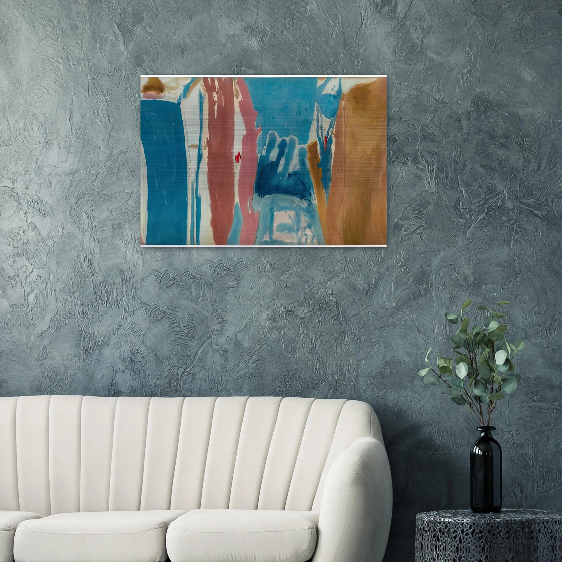 Open Wall, 1953- - Helen Frankenthaler Brushed Aluminum Print - 70x100 cm / 28x40 inches | Helen Frankenthaler Aluminum Print | Helen Frankenthaler Prints