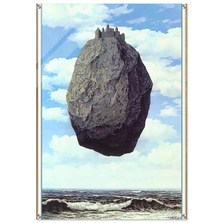 THE CASTLE OF THE PYRENEES 1959 - Rene Magritte Acrylic Print - 70x100 cm / 28x40″ inches