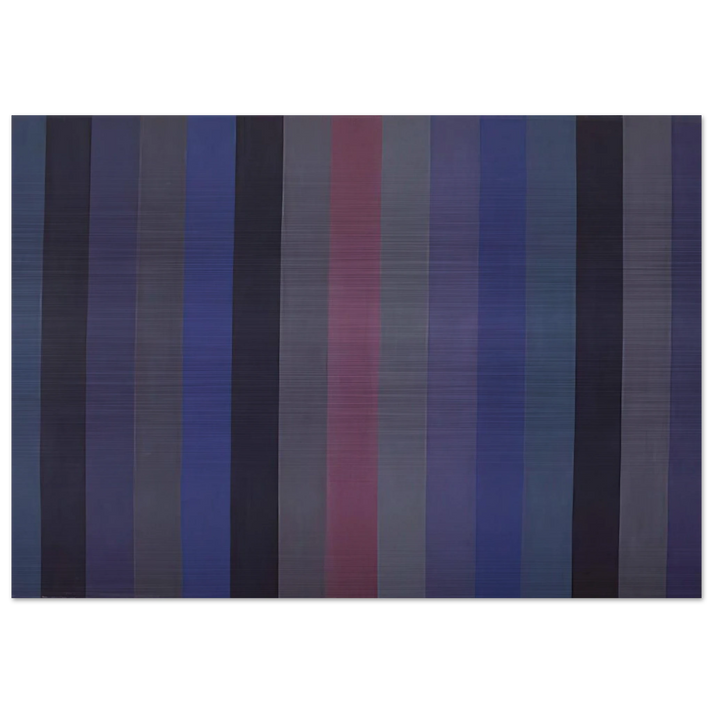 Voodoo - 1984 - Gene Davis Brushed Aluminum Print - 70x100 cm / 28x40 inches | Gene Davis Aluminum Print | Gene Davis Prints