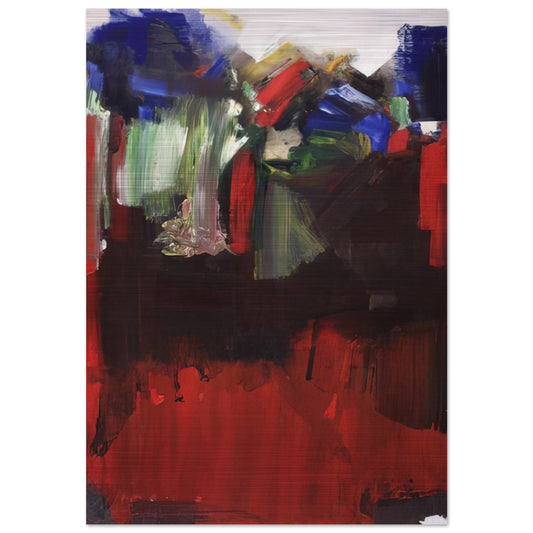 Nulli Secundus - Hans Hofmann Brushed Aluminum Print - 70x100 cm / 28x40 inches | Hans Hofmann Aluminum Print | Hans Hofmann Prints