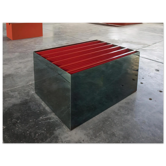 Donald Judd - Untitled The Block - 1965 Fine Art Poster - Default Title