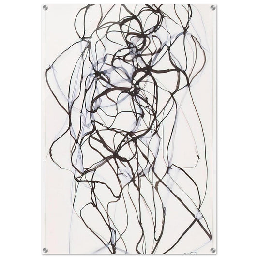 Aphrodite Study - 1993 - Brice Marden Acrylic Print - 70x100 cm / 28x40″ inches | Brice Marden Wall Art | Brice Marden Prints