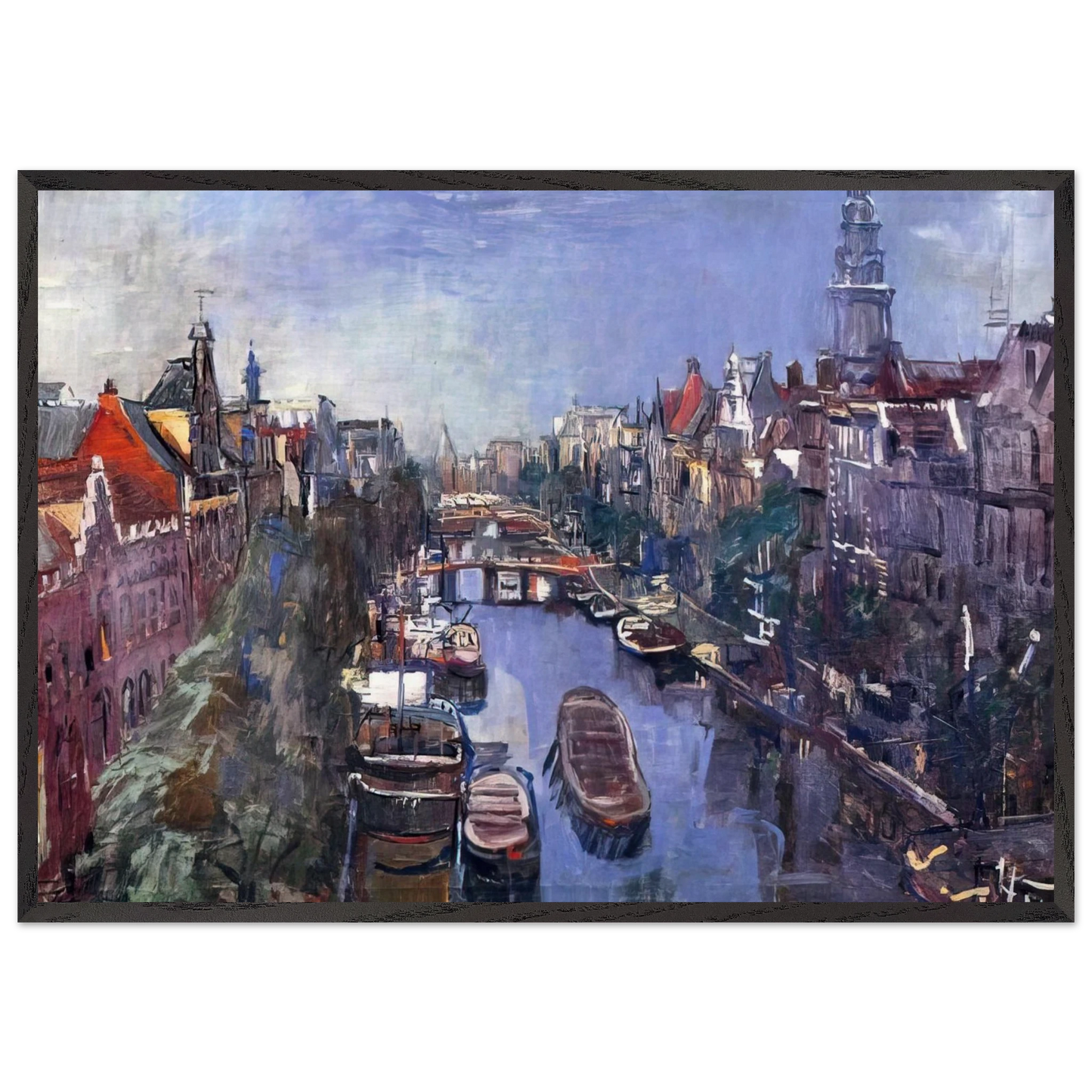 NOTDETECTED235880 - OSKAR KOKOSCHKA Framed Art Print – Black Wooden Frame - Default Title - -Framed Art Print