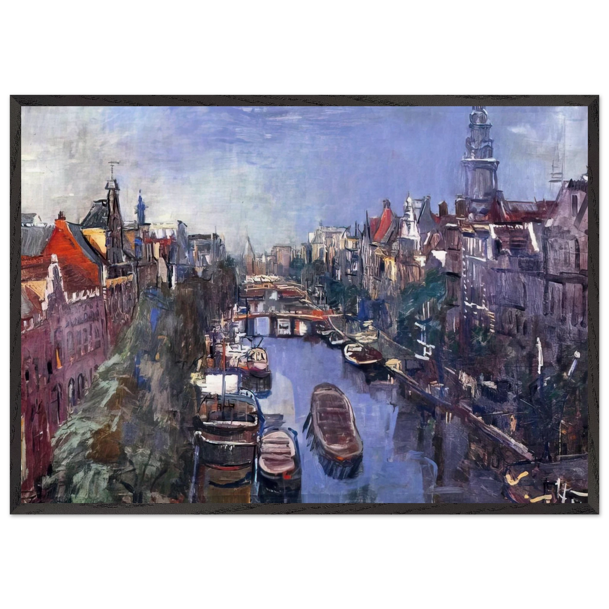 NOTDETECTED235880 - OSKAR KOKOSCHKA Framed Art Print – Black Wooden Frame - Default Title - -Framed Art Print