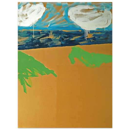 Mario Schifano - Paesaggio anemico - 1973 Fine Art Poster - Default Title