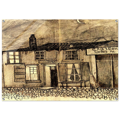 “Au Charbonnage” Café - Vincent van Gogh Acrylic Print - 70x100 cm / 28x40″ inches | Vincent van Gogh Wall Art | Vincent van Gogh Prints