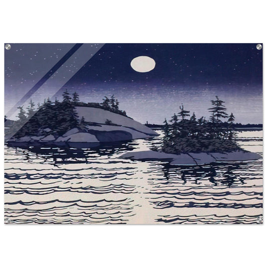 Islands Allagash - 1990 - Neil Welliver Acrylic Print - 70x100 cm / 28x40″ inches