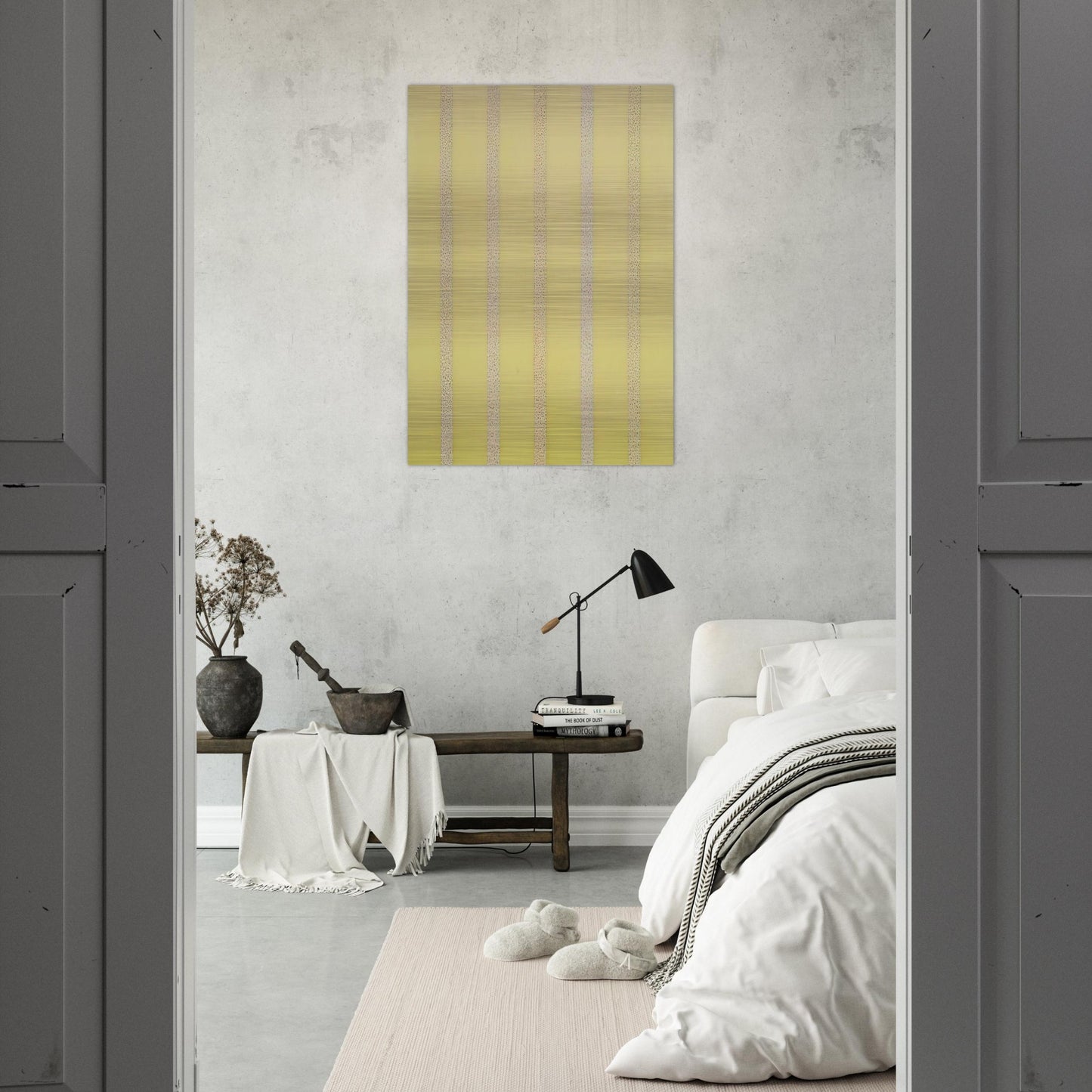 Celtic Dawn - 1960 - Gene Davis Brushed Aluminum Print - 70x100 cm / 28x40 inches | Gene Davis Aluminum Print | Gene Davis Prints