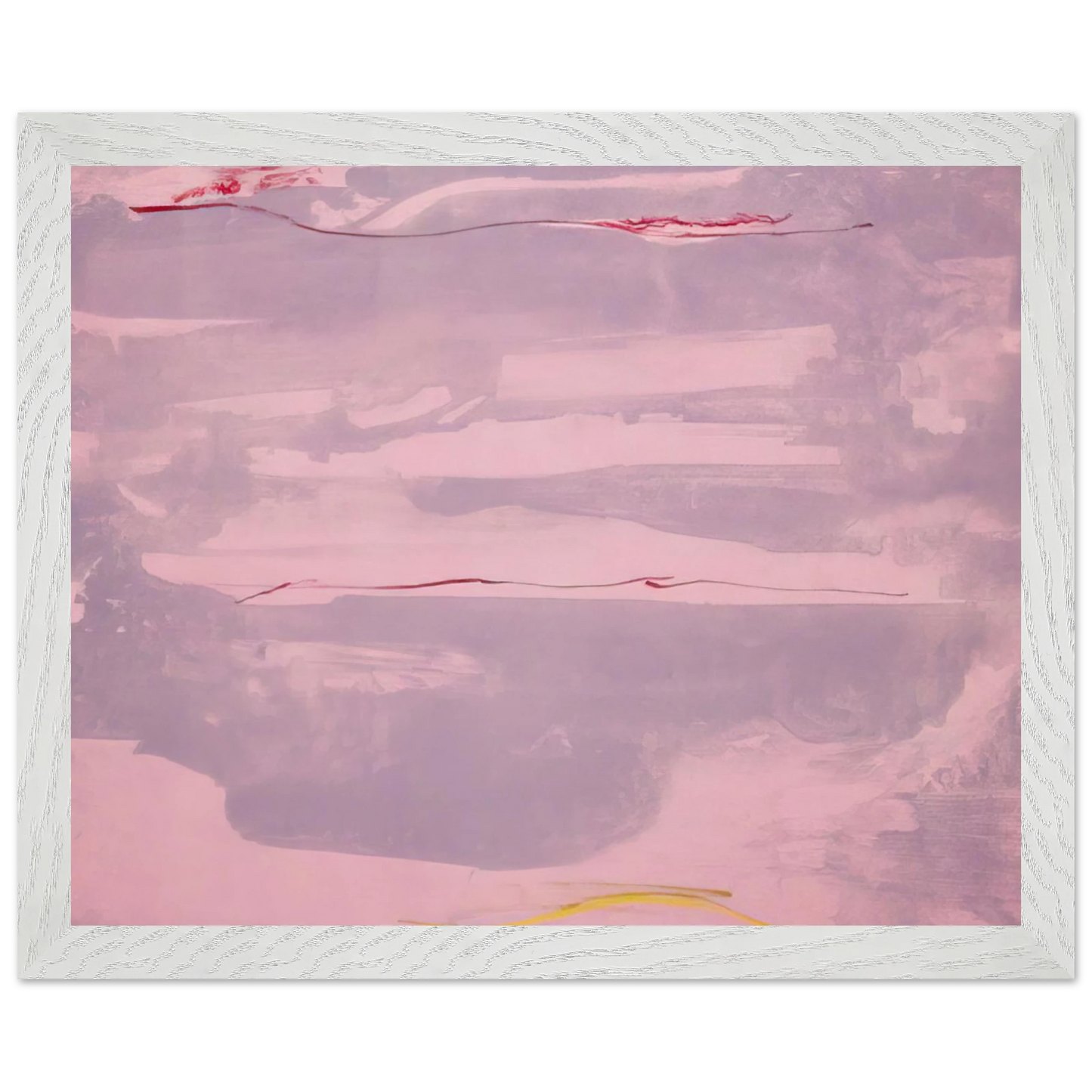 Helen Frankenthaler - Dream Walk - 1977 Wall art - 21x29.7 cm / 8x12" - Premium Wooden Framed Poster With Fine Art Paper - Wood frame