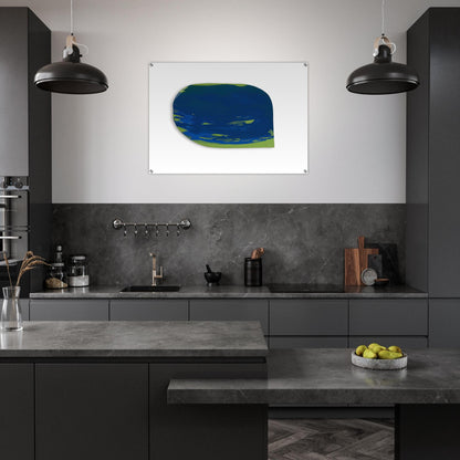 BLAU AUF GR N 1965 - BLINKY PALERMO Acrylic Print - 70x100 cm / 28x40″ inches | BLINKY PALERMO Wall Art | BLINKY PALERMO Prints