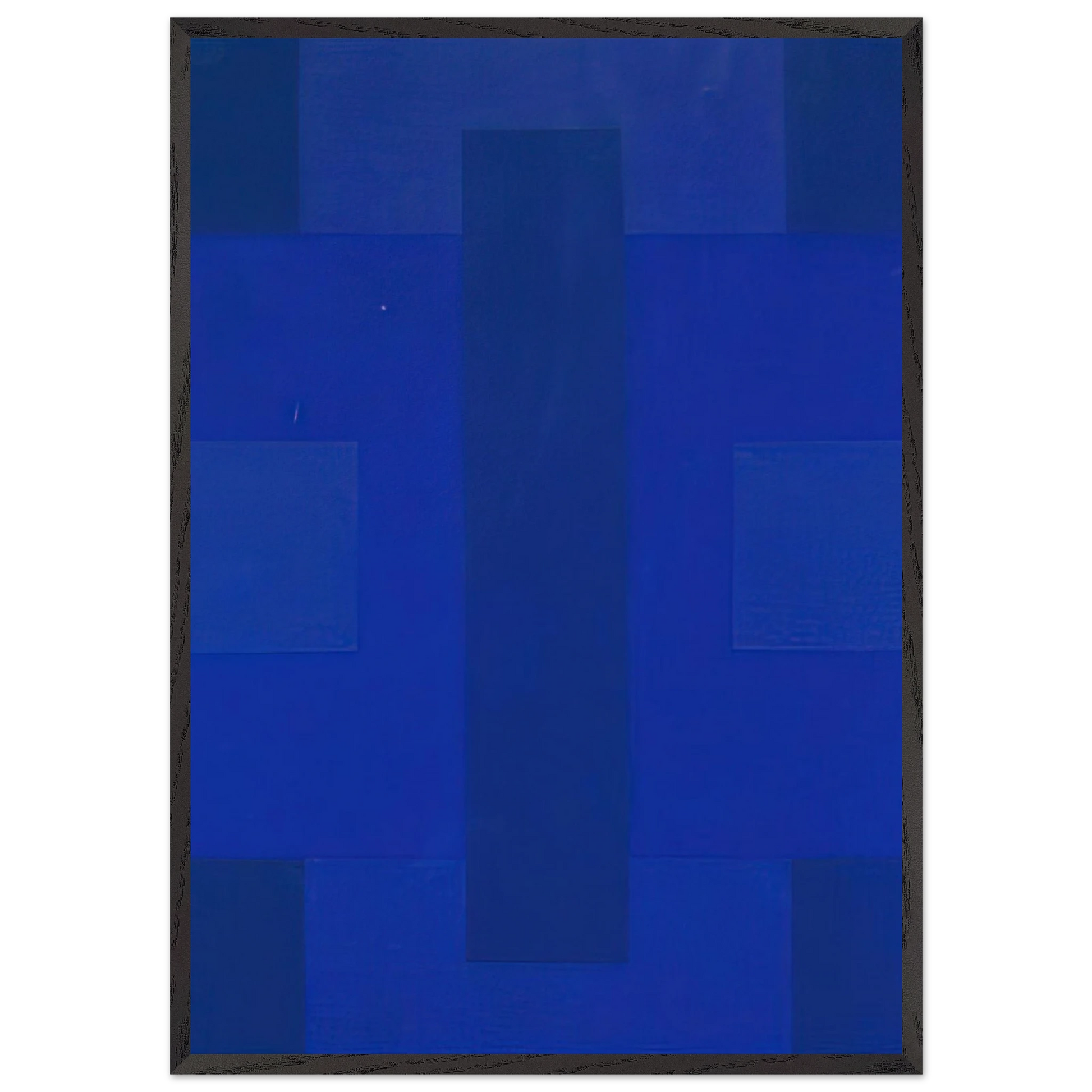 Blue Painting - 1953 - Ad Reinhardt Framed Art Print – Black Wooden Frame - Default Title - -Framed Art Print