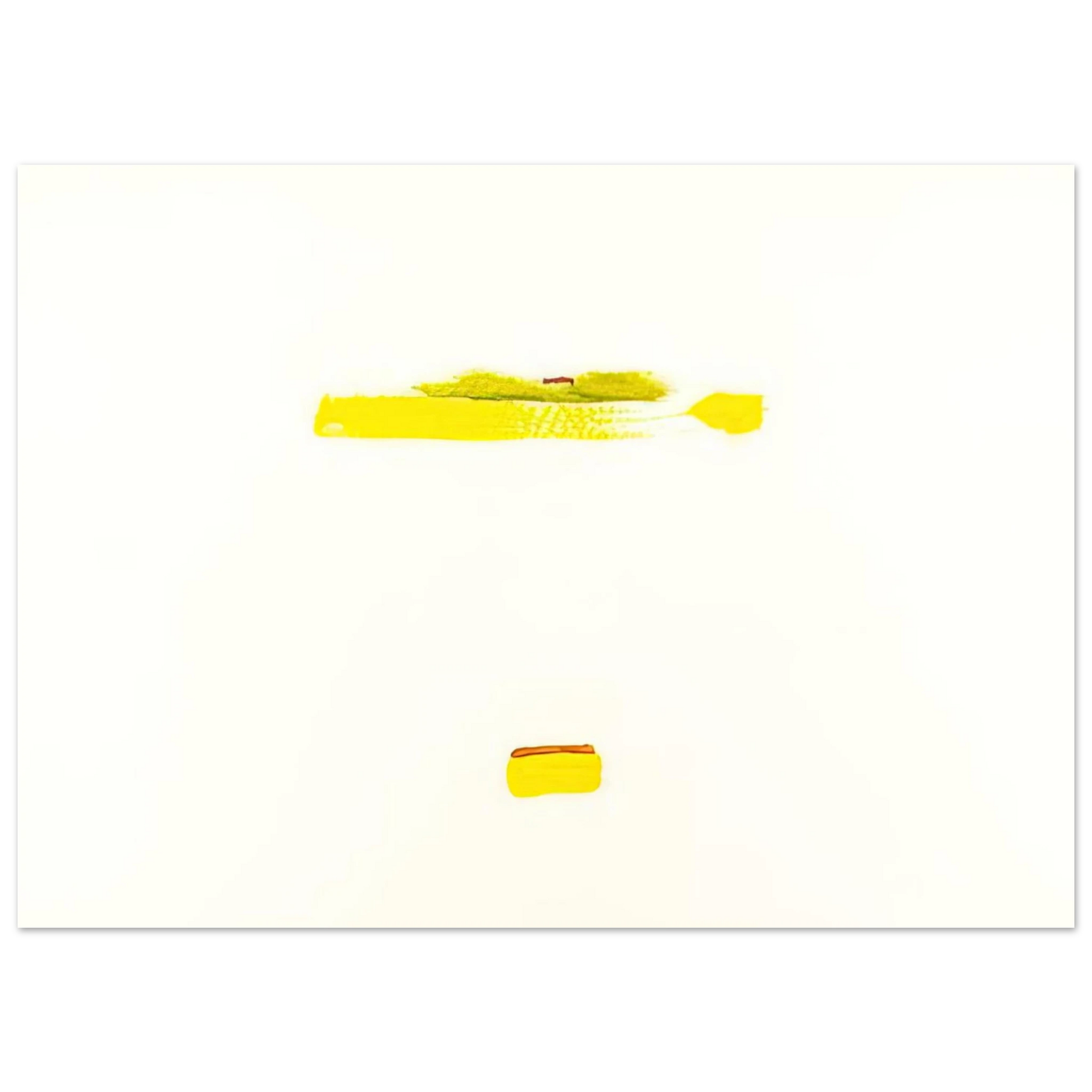 Helen Frankenthaler - New York III - 1972 Wall art - 15x20 cm / 6x8 inches - Premium Wooden Framed Poster With Fine Art Paper - Black frame