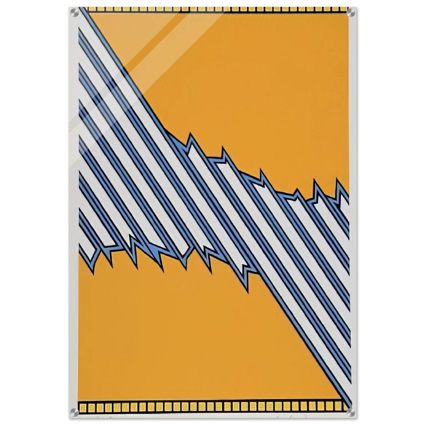 Greenwood - 1979 - Nicholas Krushenick Acrylic Print - 70x100 cm / 28x40″ inches | Nicholas Krushenick Wall Art | Nicholas Krushenick Prints