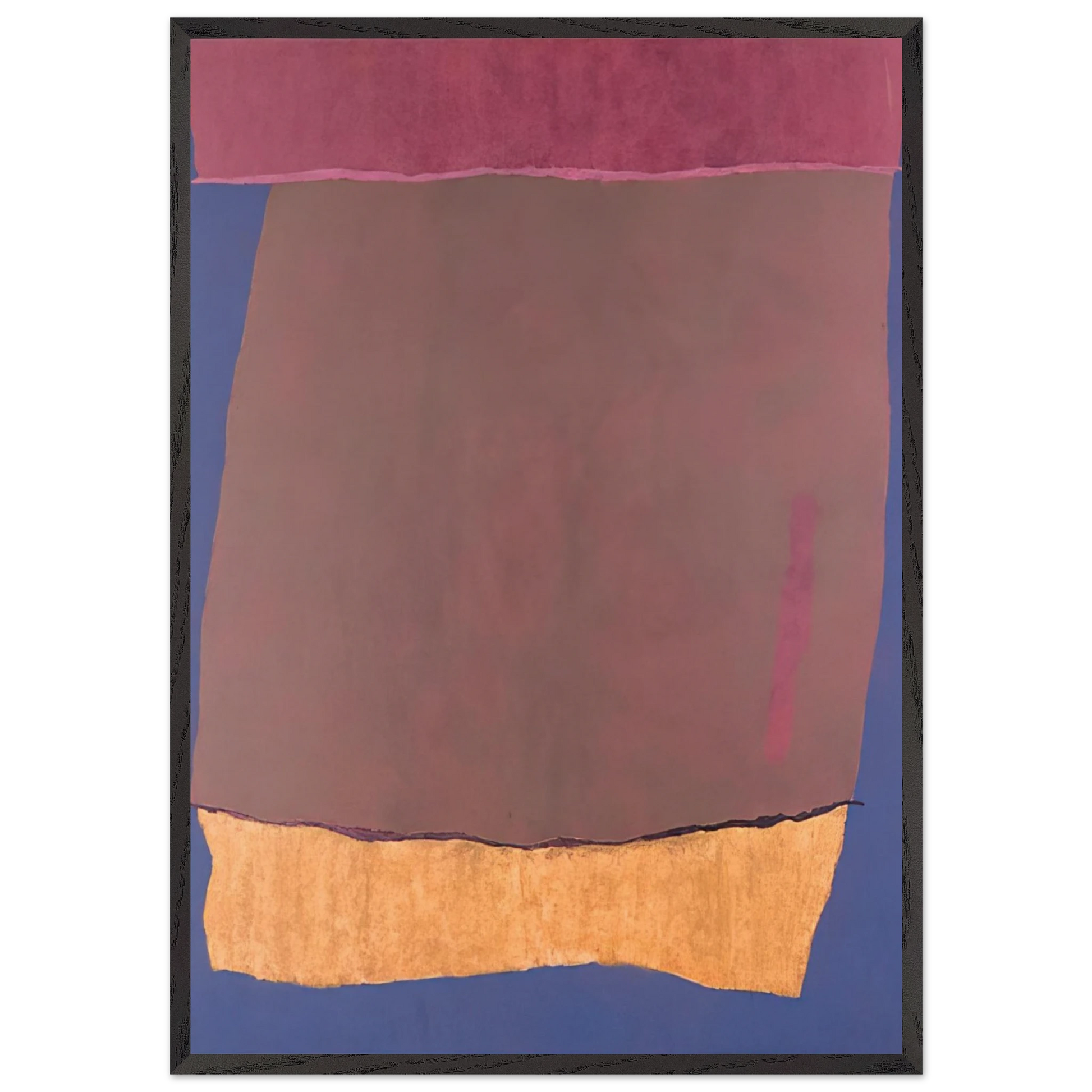 Infinity Field Lefkada Series IX - 1978 - Theodoros Stamos Framed Art Print – Black Wooden Frame - Default Title - -Framed Art Print