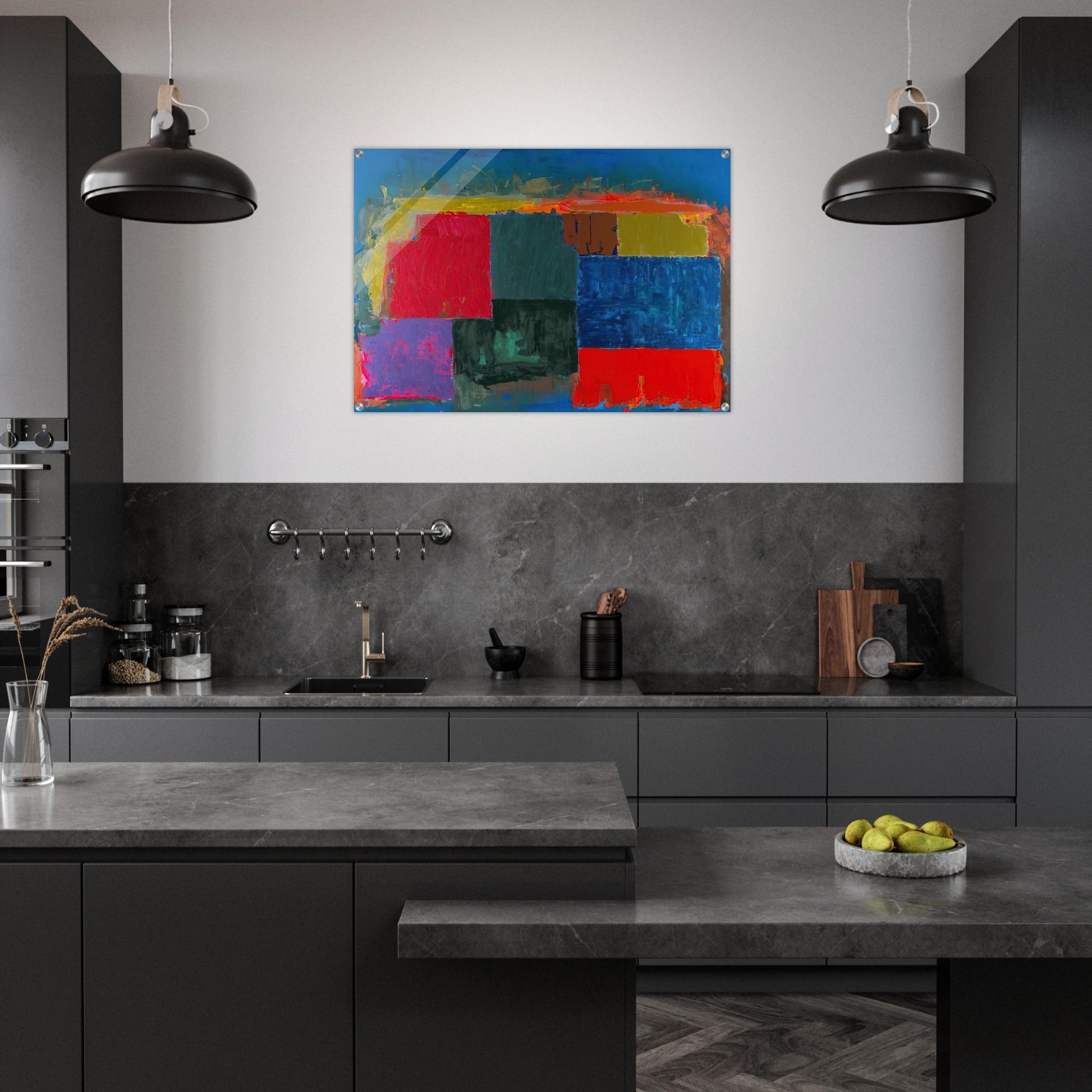 North Sound - 1979 - John Hoyland Acrylic Print - 70x100 cm / 28x40″ inches | John Hoyland Wall Art | John Hoyland Prints