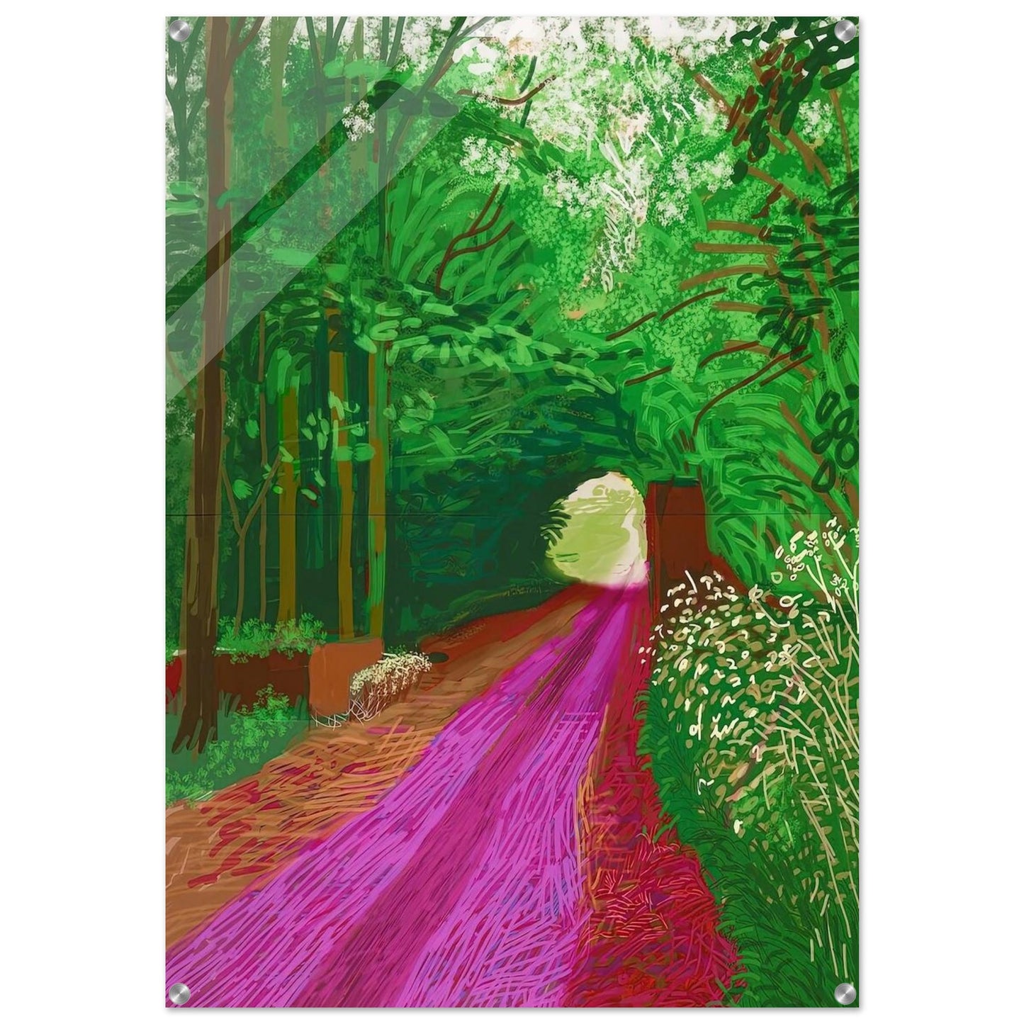 David Hockney - David Hockney Acrylic Print - 70x100 cm / 28x40″ inches | David Hockney Art | Artwork by David Hockney