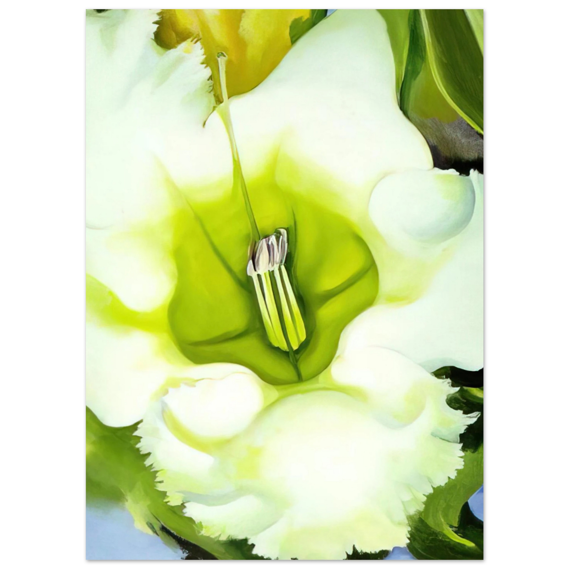 Georgia O'Keeffe - Cup Of Silver Ginger Fine Art Poster - 75x100 cm / 30x40 inches