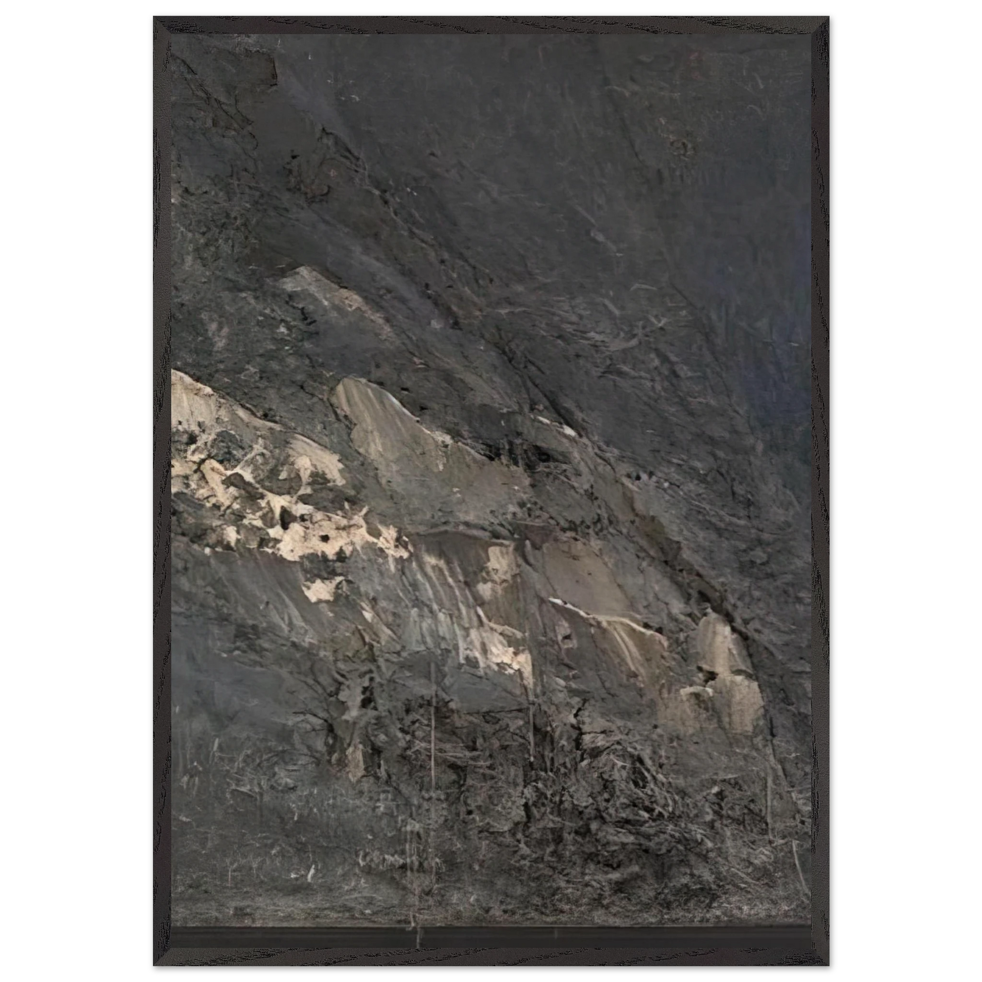 Jay DeFeoBIGIncision - Jay DeFeo Framed Art Print – Black Wooden Frame - Default Title - -Framed Art Print