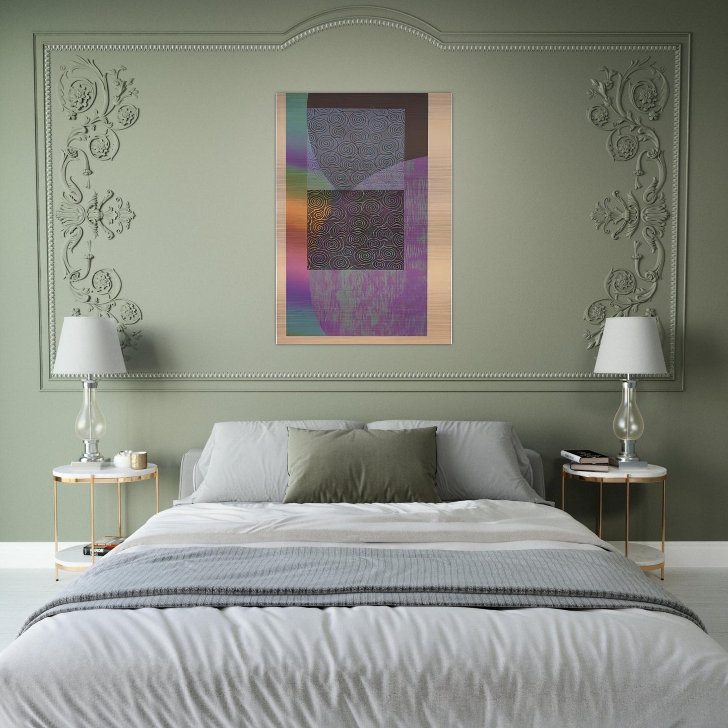 Recitals - Sam Gilliam Brushed Aluminum Print - 70x100 cm / 28x40 inches | Sam Gilliam Aluminum Print | Sam Gilliam Prints