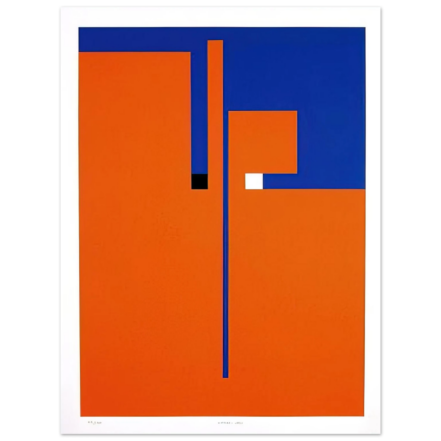 Bruno Munari - Tribute to Santomaso - Concretism Fine Art Poster - Default Title