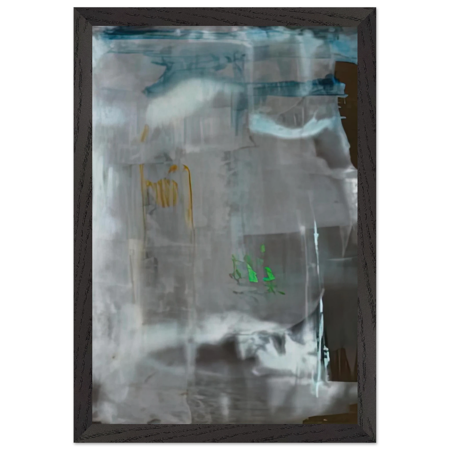 Helen Frankenthaler - Portrait of a Lady in White, 1979- Wall Art - 60x80 cm / 24x32 inches - Premium Wooden Framed Poster With Fine Art Paper - Wood frame
