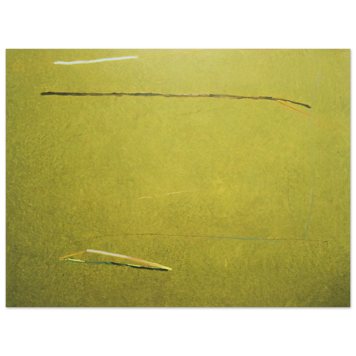 Ronnie Landfield - Green Mountain Man - 1975  75x100 cm / 30x40inches Fine Art Poster