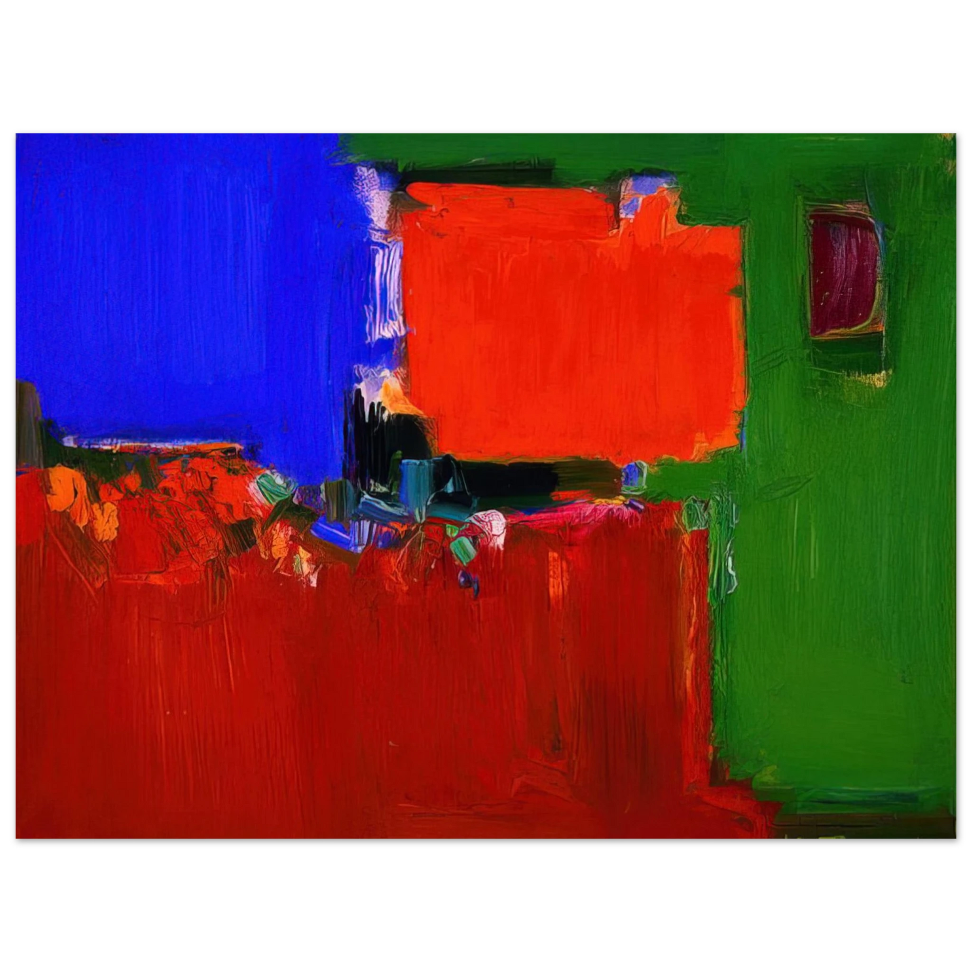 Hans Hofmann - Indian Summer Fine Art Poster - Default Title