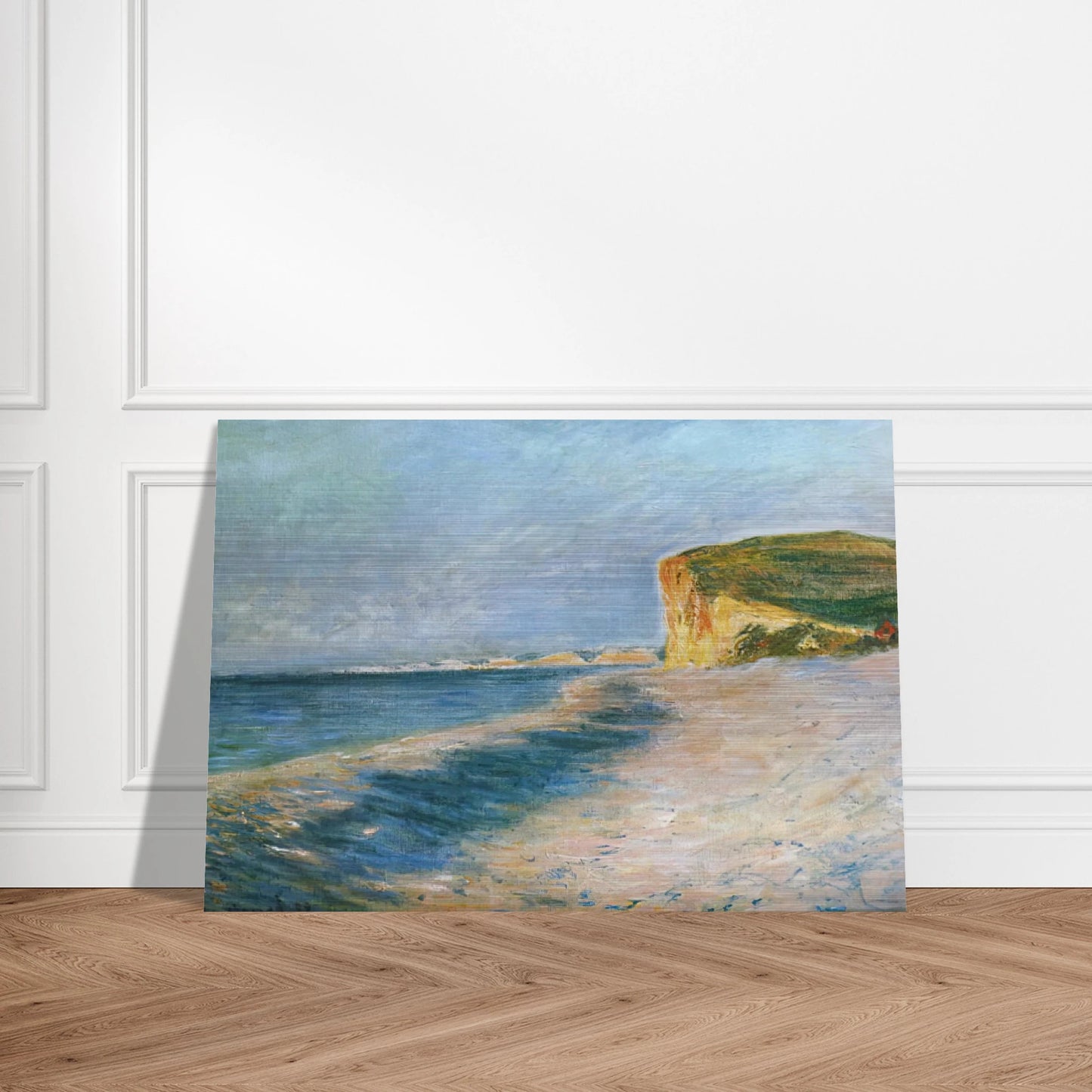 Pourville, near Dieppe - claude monet Brushed Aluminum Print - 70x100 cm / 28x40 inches | claude monet Aluminum Print | claude monet Prints