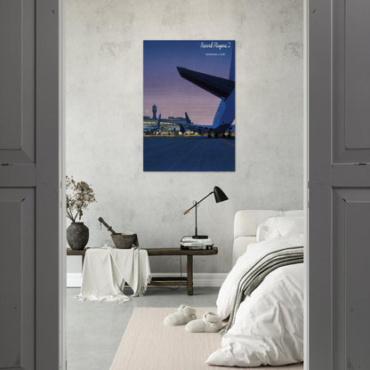 Taxiway - Hiroshi Nagai Brushed Aluminum Print - 70x100 cm / 28x40 inches | Hiroshi Nagai Aluminum Print | Hiroshi Nagai Prints