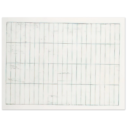 Brice Marden - Grid I Lewison 17 - Minimalism Fine Art Poster - Default Title