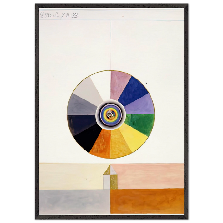 SERIES VII NO 7D 1920 - Hilma af Klint 70x100 cm / 28x40 inches Framed Art Print – Black Wooden Frame