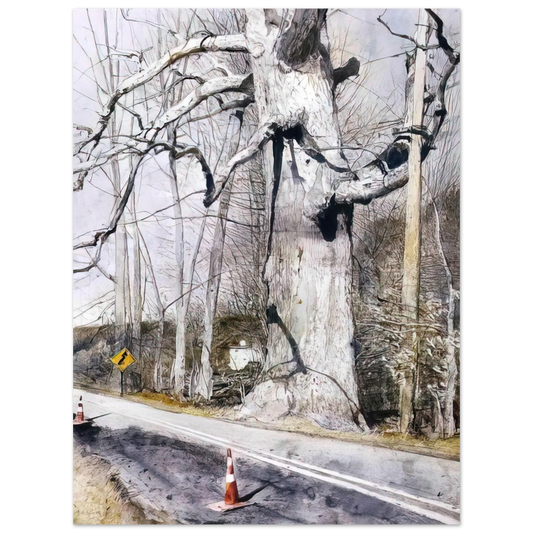 Andrew Wyeth - WALKING STICK Wall Art - 21x29.7 cm / 8x12" - Fine Art Poster - -