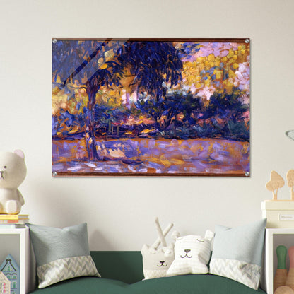 LANDSCAPE WITH EUCALYPTUS TREES AND RIVER TREES IN FRONT OF A RIVER 1908 - Henri Matisse Acrylic Print - 70x100 cm / 28x40″ inches