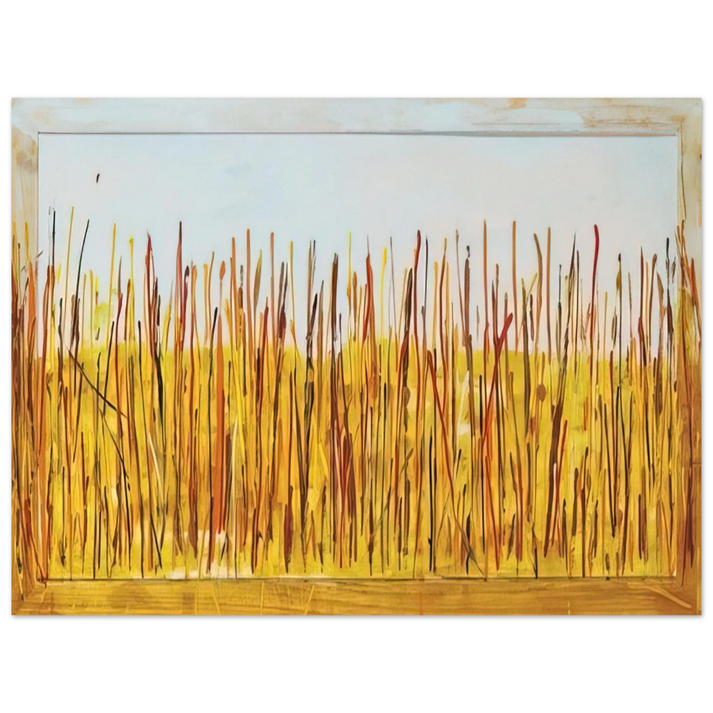 Mario Schifano - Campo di grano - 1984  75x100 cm / 30x40inches Fine Art Poster