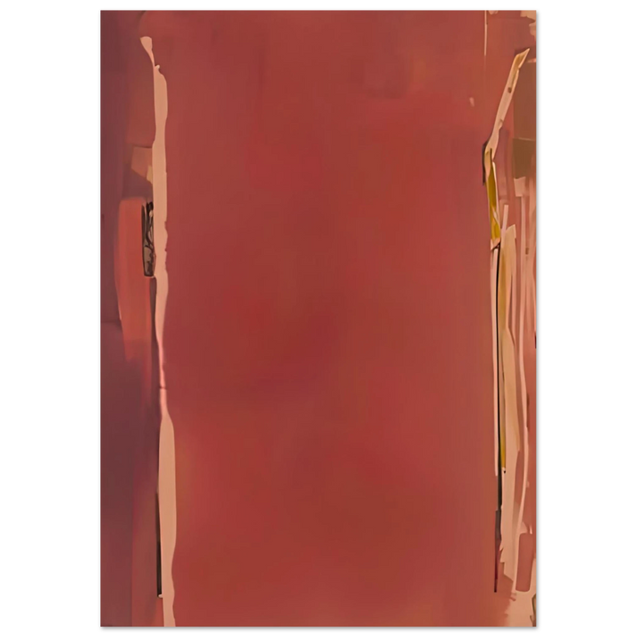 Helen Frankenthaler - Sentry, 1976- Wall Art - 30x40 cm / 12x16 inches - Premium Wooden Framed Poster With Fine Art Paper-canvas - White frame