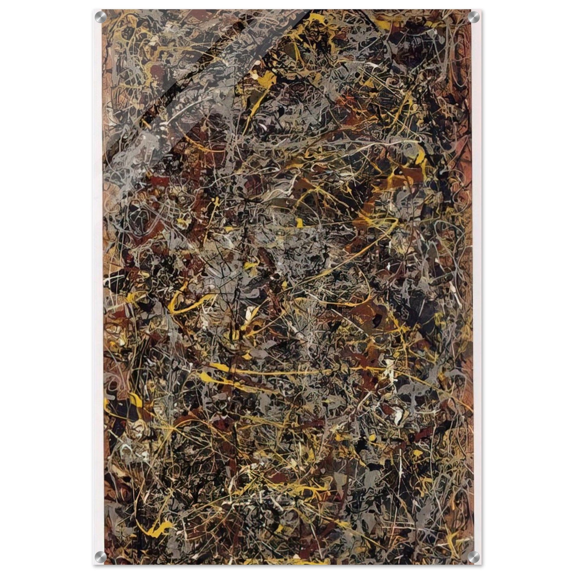 NUMBER 5 1948 1 - Jackson Pollock Acrylic Print - 70x100 cm / 28x40″ inches | Jackson Pollock Wall Art | Jackson Pollock Prints
