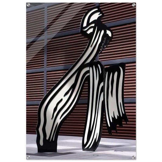 BRUSHSTROKE 1996 - Roy Lichtenstein Acrylic Print - 70x100 cm / 28x40″ inches | Roy Lichtenstein Wall Art | Roy Lichtenstein Prints