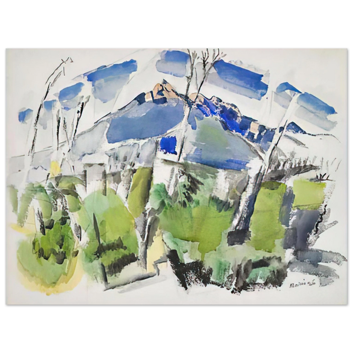John Marin - Mt. Chocorua No. 1 - 1926  75x100 cm / 30x40inches Fine Art Poster