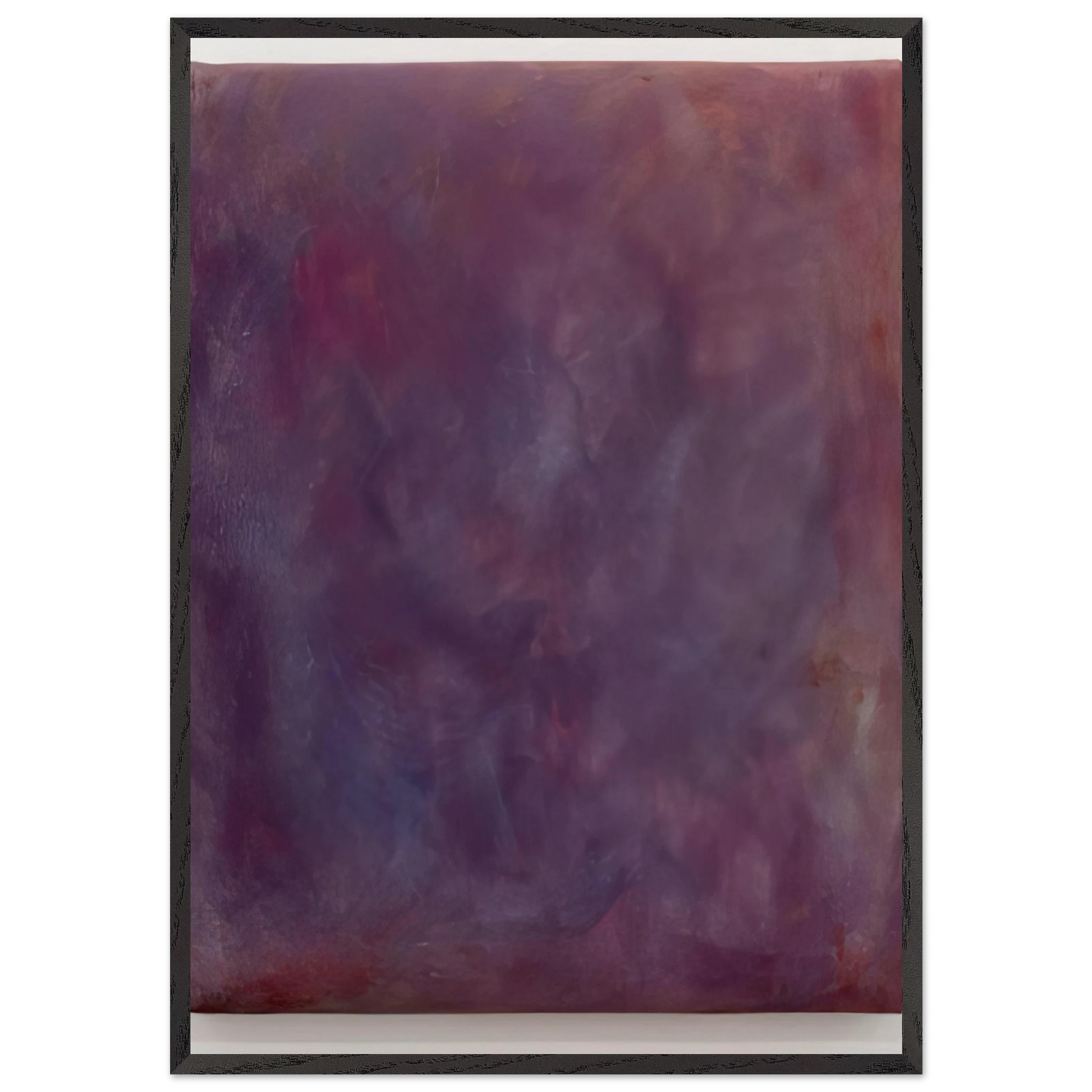 CENTAUREA 1983 - Gotthard Graubner Framed Art Print – Black Wooden Frame - Default Title - -Framed Art Print