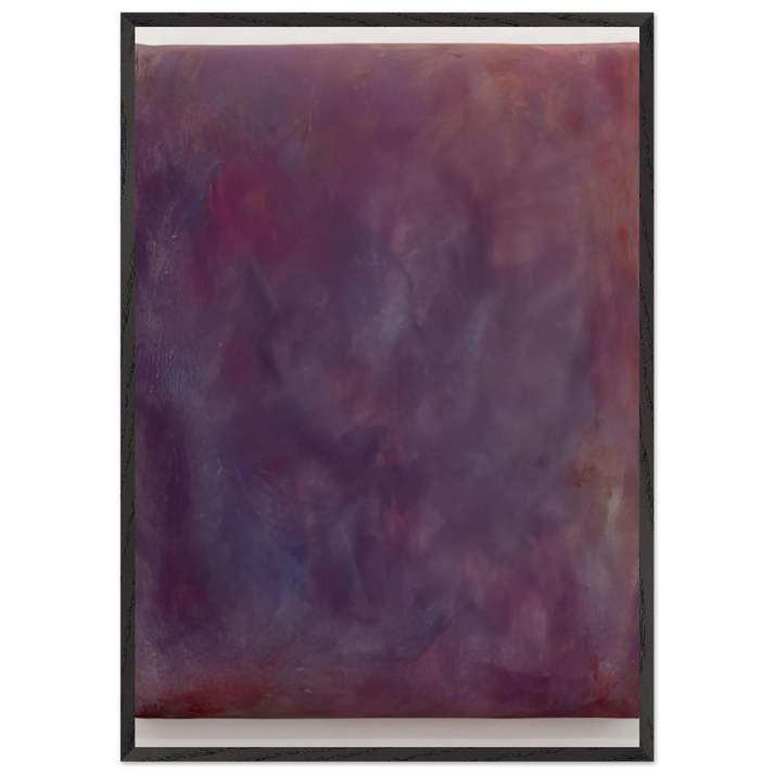 CENTAUREA 1983 - Gotthard Graubner 70x100 cm / 28x40 inches Framed Art Print – Black Wooden Frame