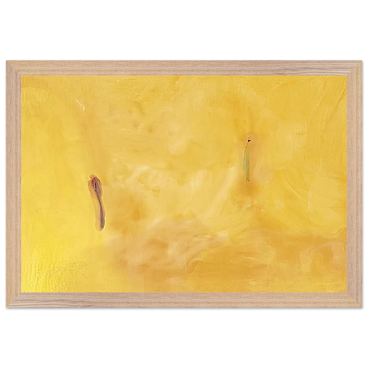 Helen Frankenthaler - Earliness - 1975 Wall art - 20x25 cm / 8x10 inches - Premium Wooden Framed Poster With Fine Art Paper - Black frame