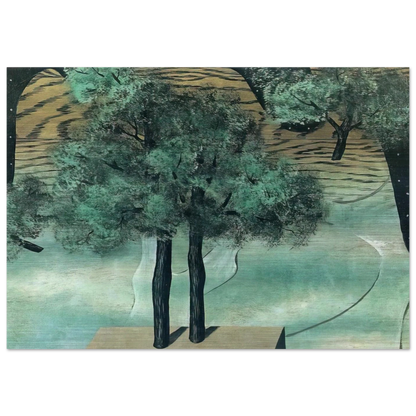 THE CULTIVATION OF IDEAS 1927 - Rene Magritte Brushed Aluminum Print - 70x100 cm / 28x40 inches | Rene Magritte Aluminum Print | Rene Magritte Prints