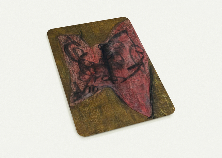 Concept Spatiale - 1958 By Lucio Fontana Pack of 10 Post Cards | Lucio Fontana Post Cards | A6 (10.5 x 14.8 cm) - 4.1 x 5.8 inches