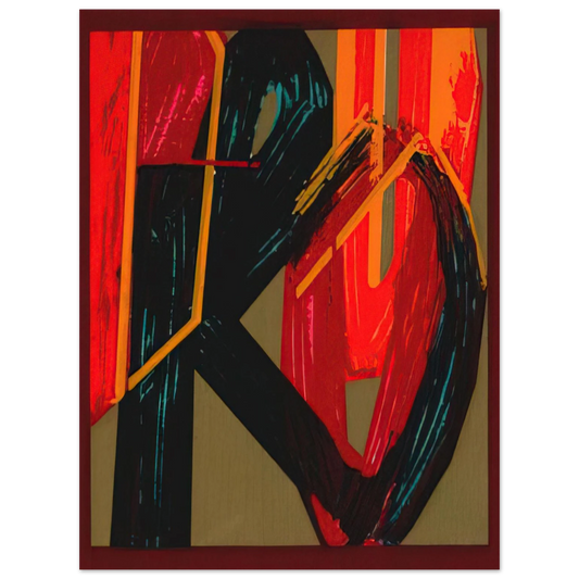 Joao Vieira - unknowntitle - Lettrism Fine Art Poster - Default Title