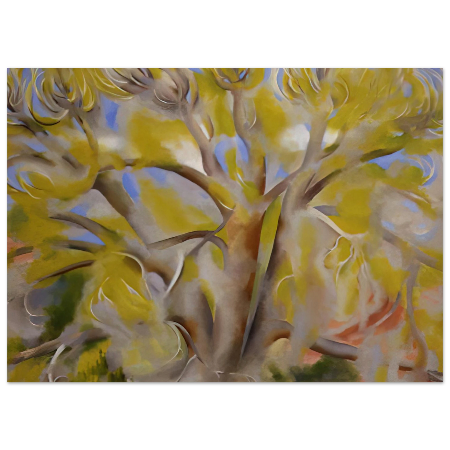 Georgia O'Keeffe - Spring Tree No. 1 Fine Art Poster - 75x100 cm / 30x40 inches
