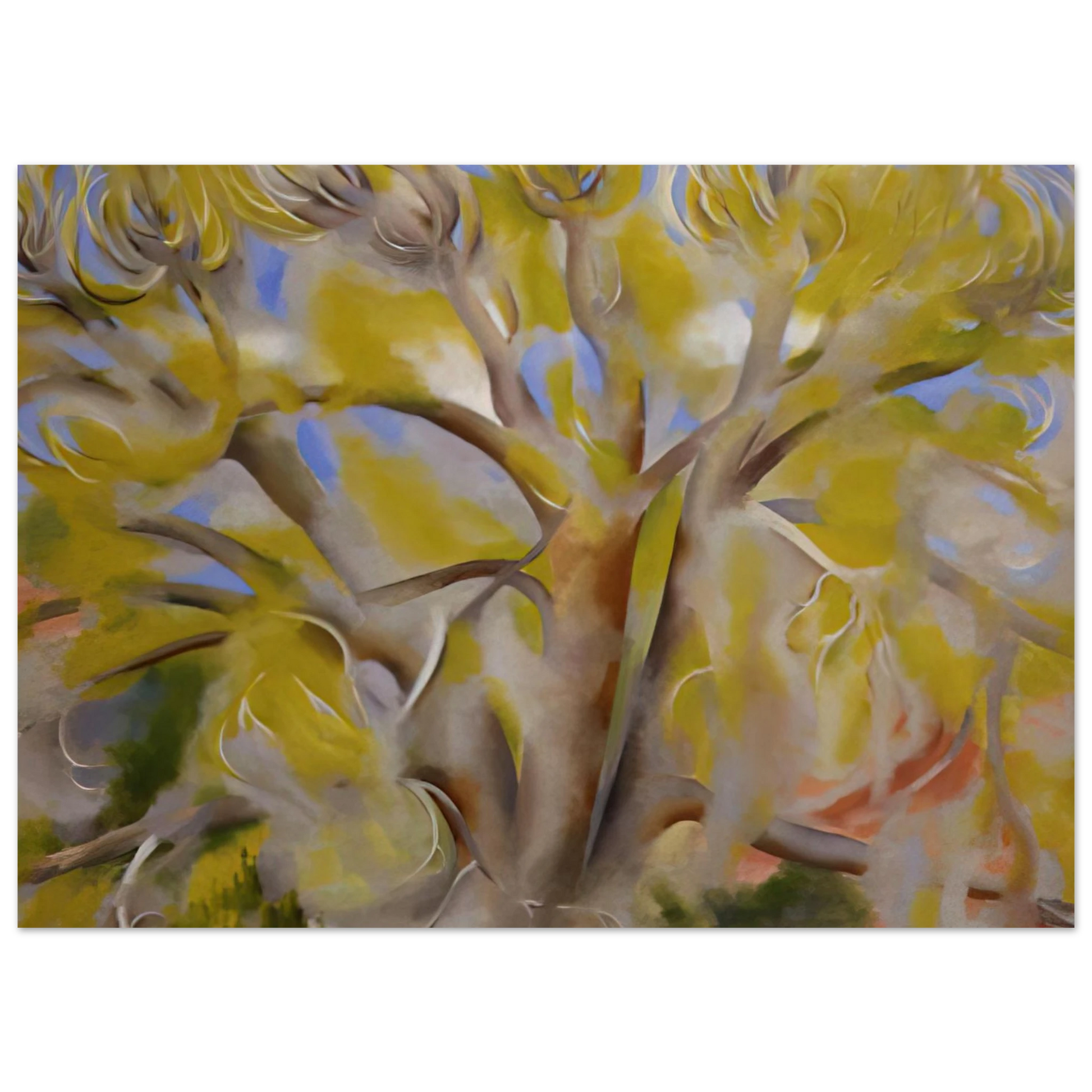 Georgia O'Keeffe - Spring Tree No. 1 Fine Art Poster - 75x100 cm / 30x40 inches