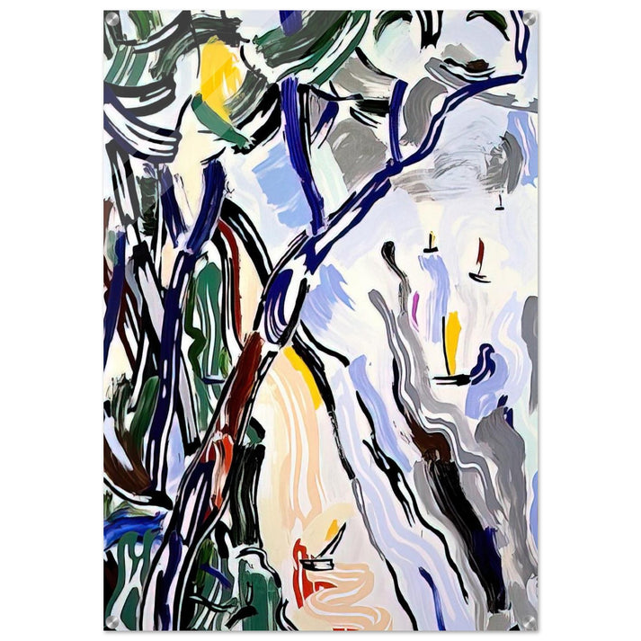 SAILBOATS 1985 - Roy Lichtenstein Acrylic Print - 70x100 cm / 28x40″ inches