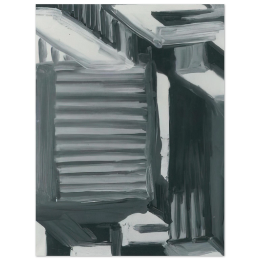 Gerhard Richter - TOWNSCAPE 1968 2 Fine Art Poster - Default Title